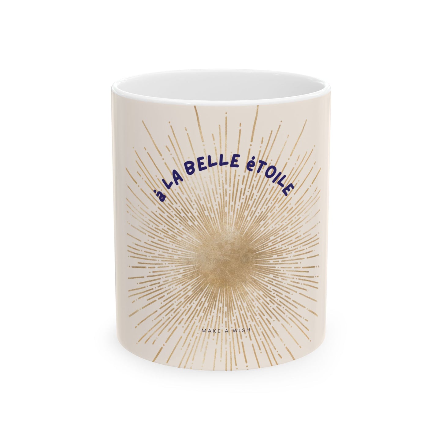 "A la belle etoile" Pretty Coffee Mug | Make a Wish Mug