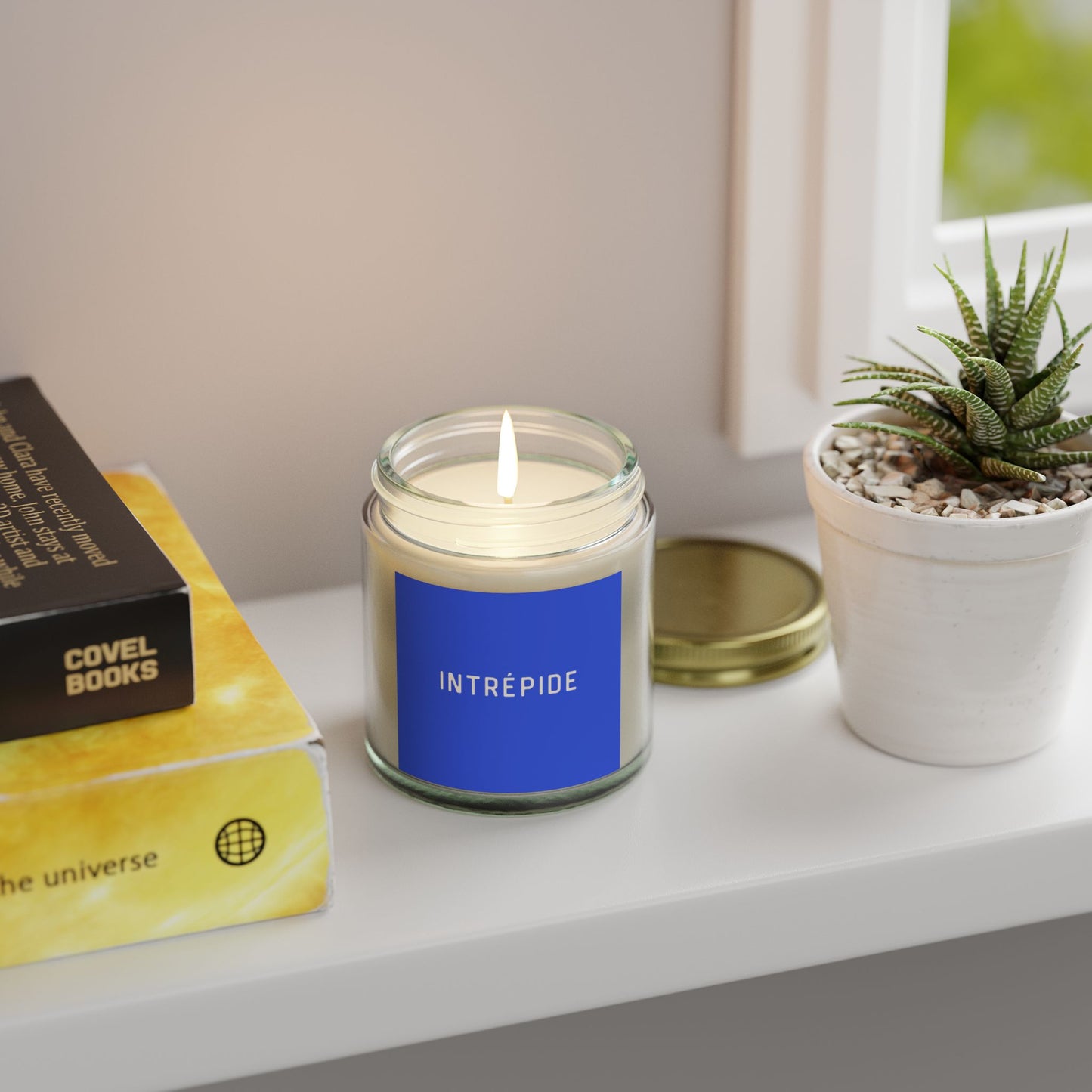 Intrépide - Fearless - Coconut Apricot Wax Candle, Home Decor