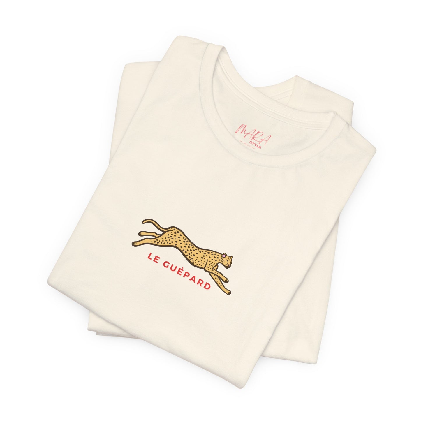Le guépard Cheetah T-Shirt, French Preppy