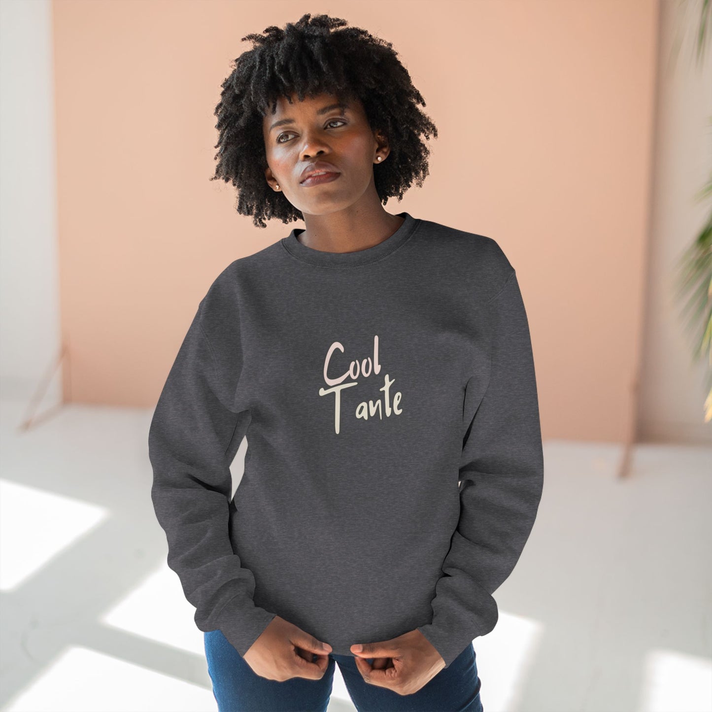 "Cool Tante Club" Cozy Sweatshirt, Favorite Auntie Gift