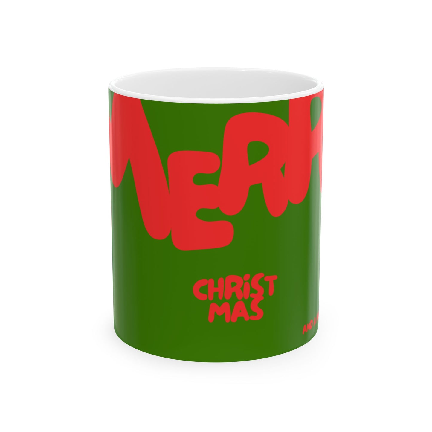 Cool Christmas Ceramic Mug - GREEN