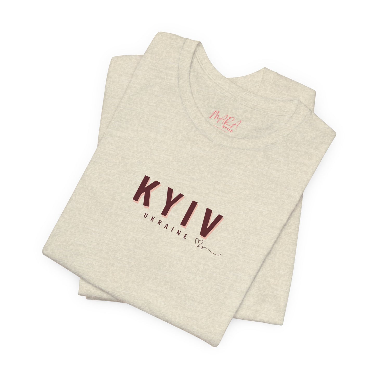 KYIV Minimalist Unisex Tee - Global Nomad Collection