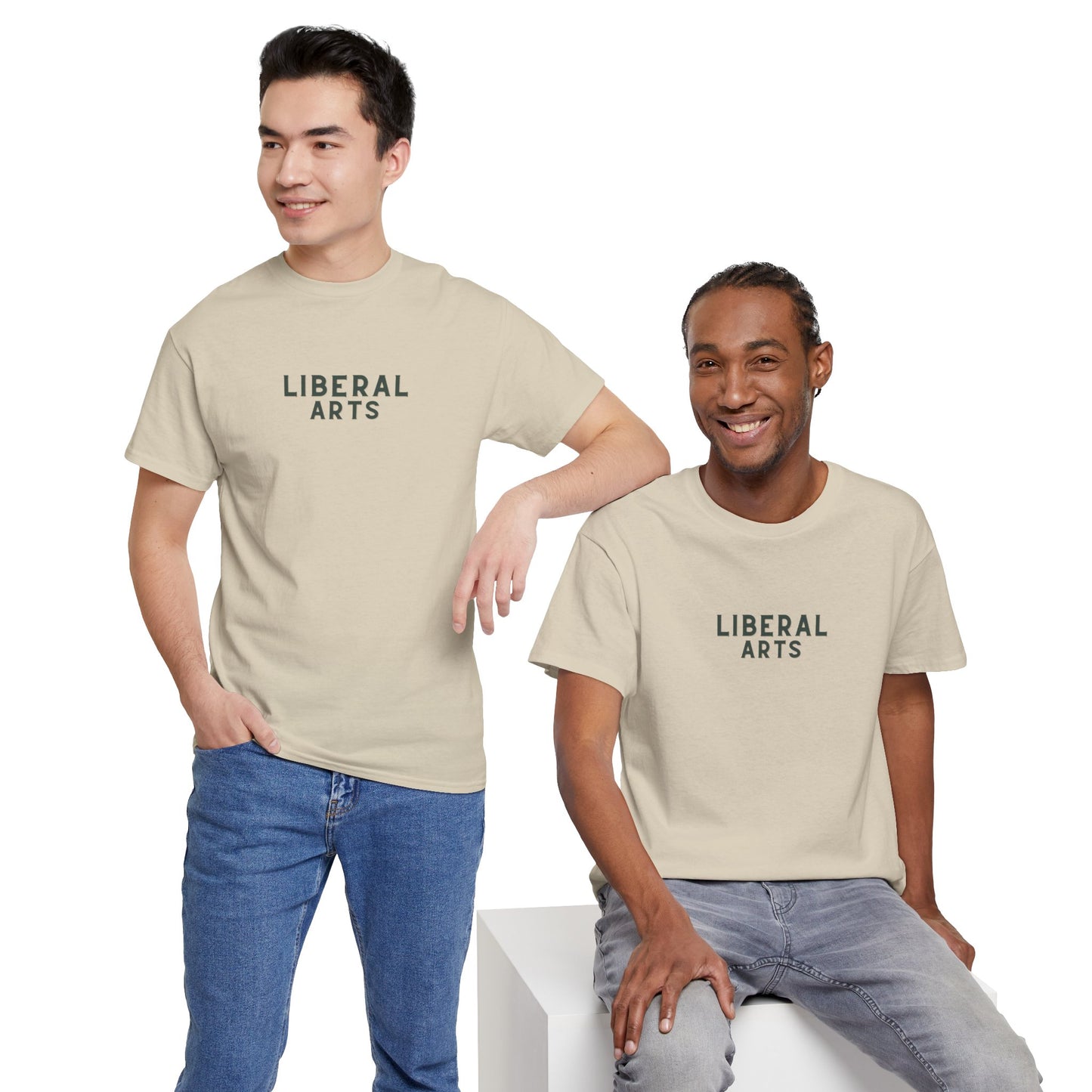 LIBERAL ARTS Unisex Heavy Cotton Tee, College Life