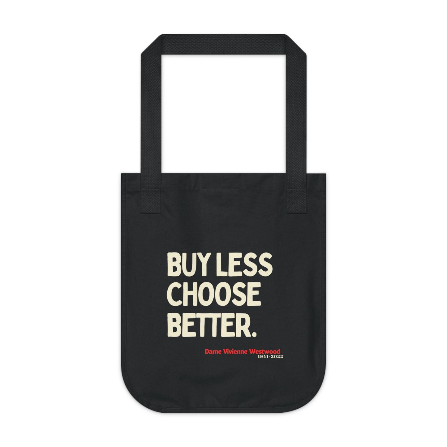 Vivienne Westwood Inspired Organic Canvas Tote Bag - Eco-Friendly Fashion