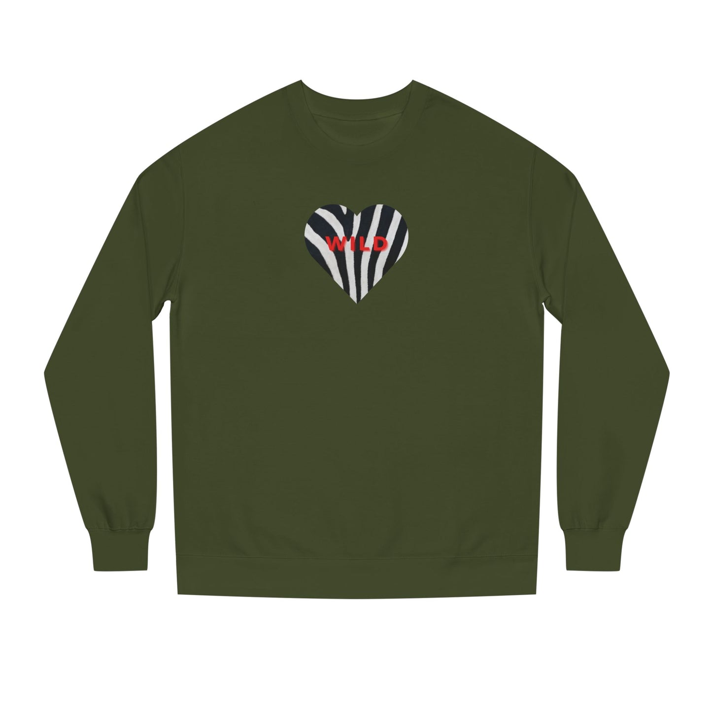 WILD Heart ZEBRA Sweatshirt