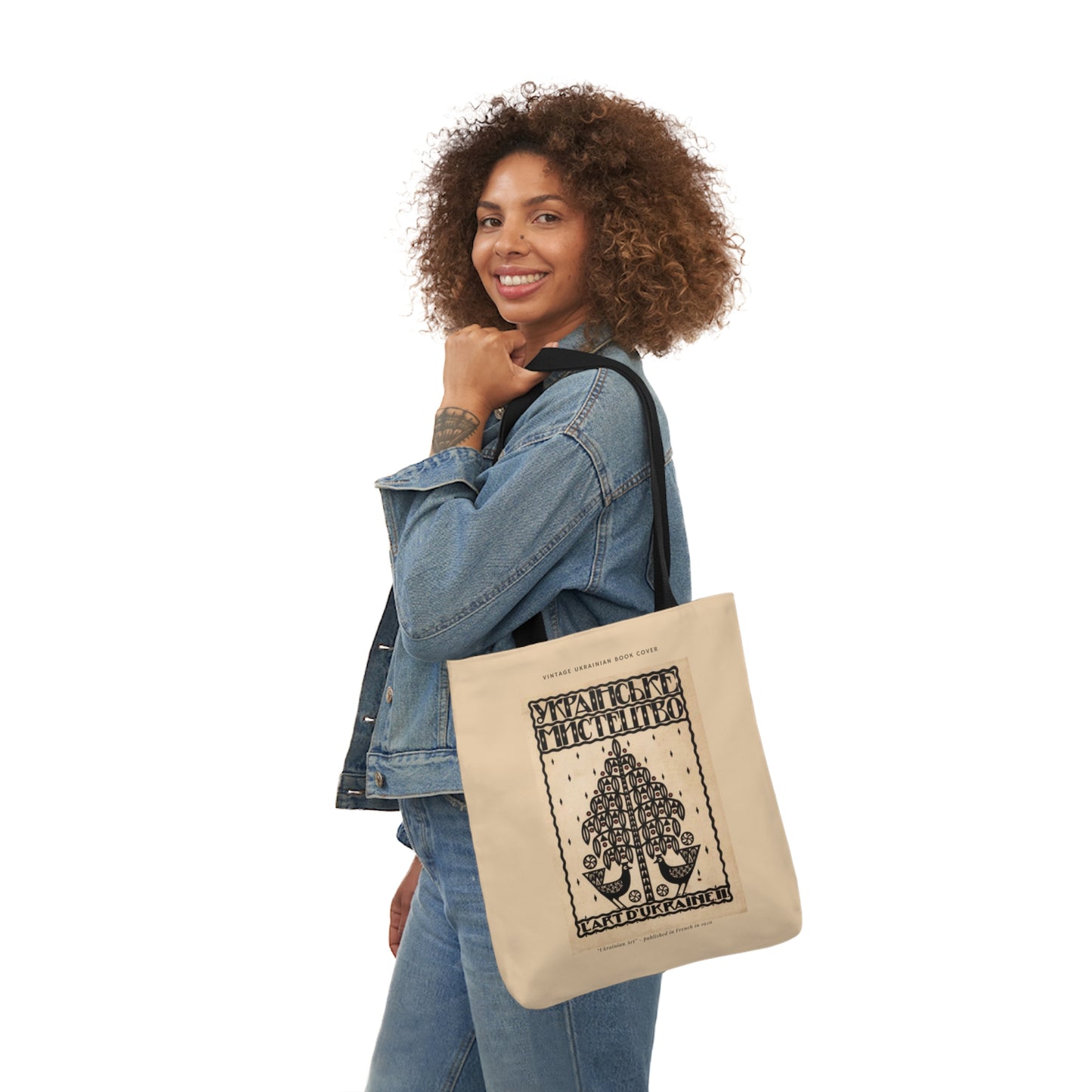 Ukrainian Vintage Graphic Tote Bag