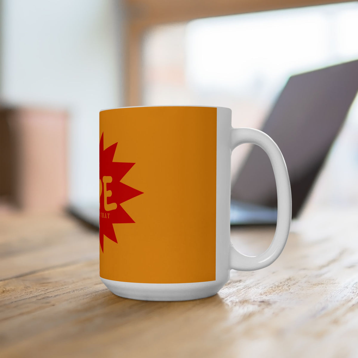 NOPE Not Doing That Mug — Funny Sarcastic Ceramic Coffee Cup (11oz & 15oz)