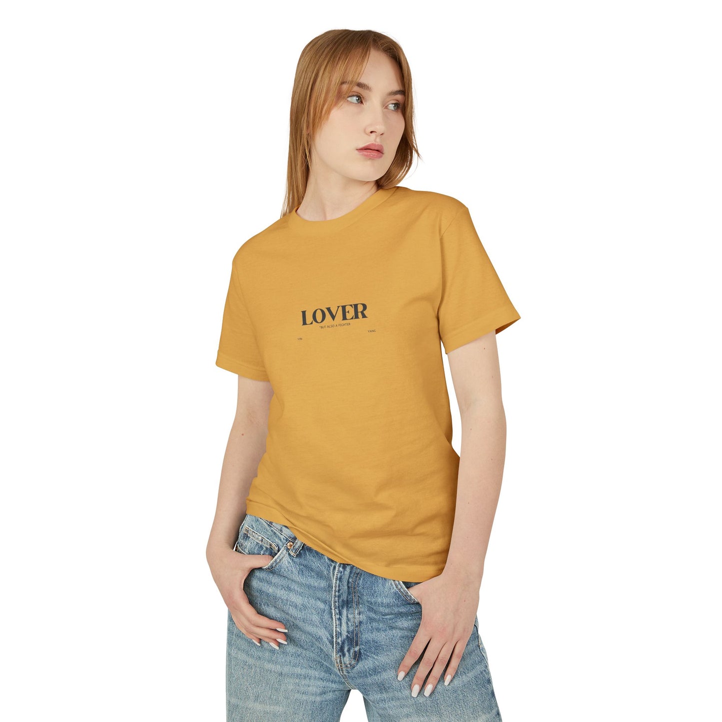 Yin/Yang Lover-Fighter Tee, Vintage Colors
