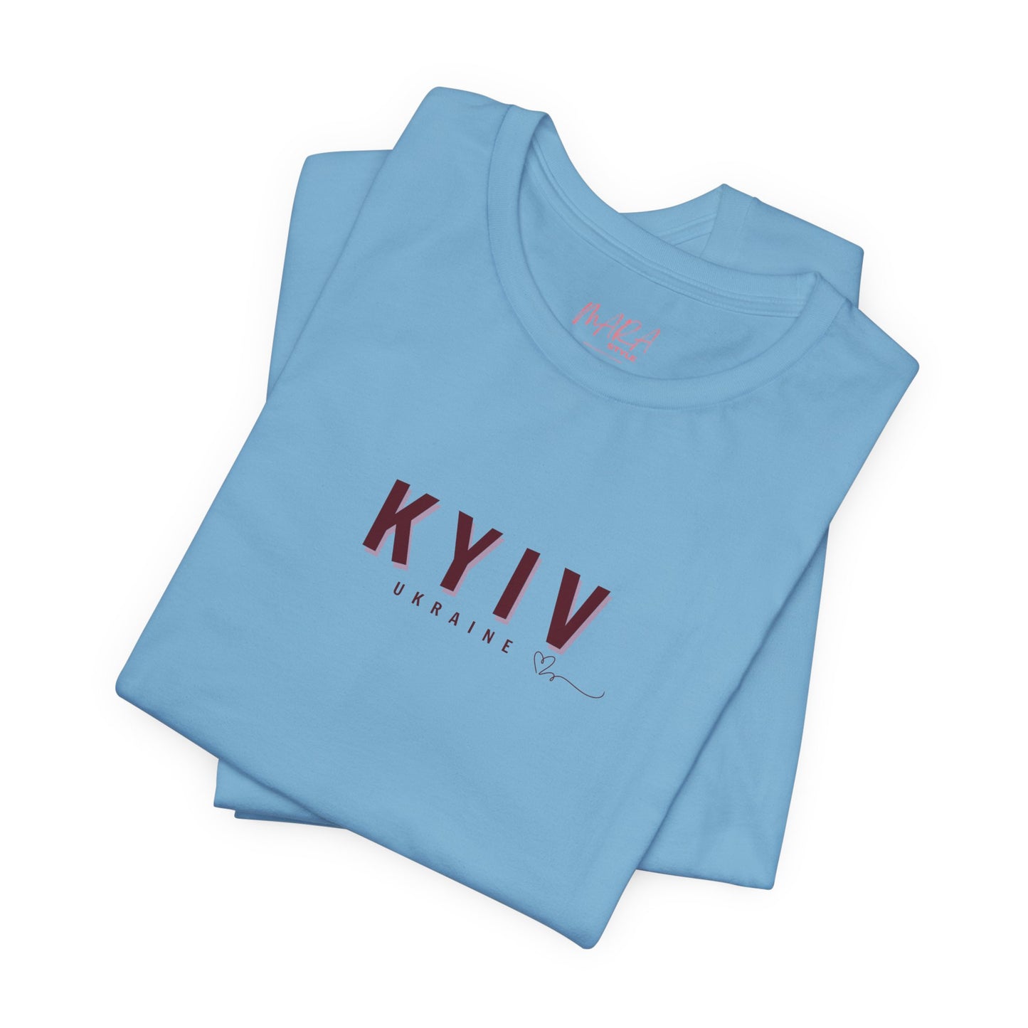 KYIV Minimalist Unisex Tee - Global Nomad Collection