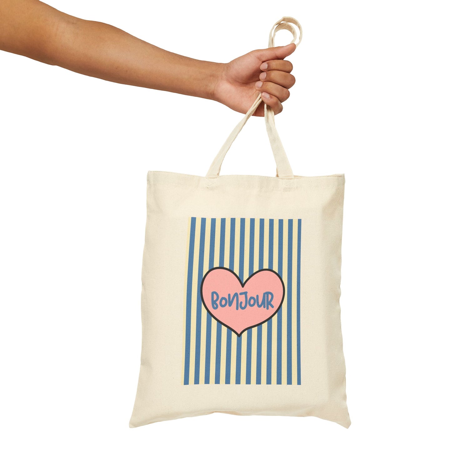 BONJOUR Cotton Tote Bag