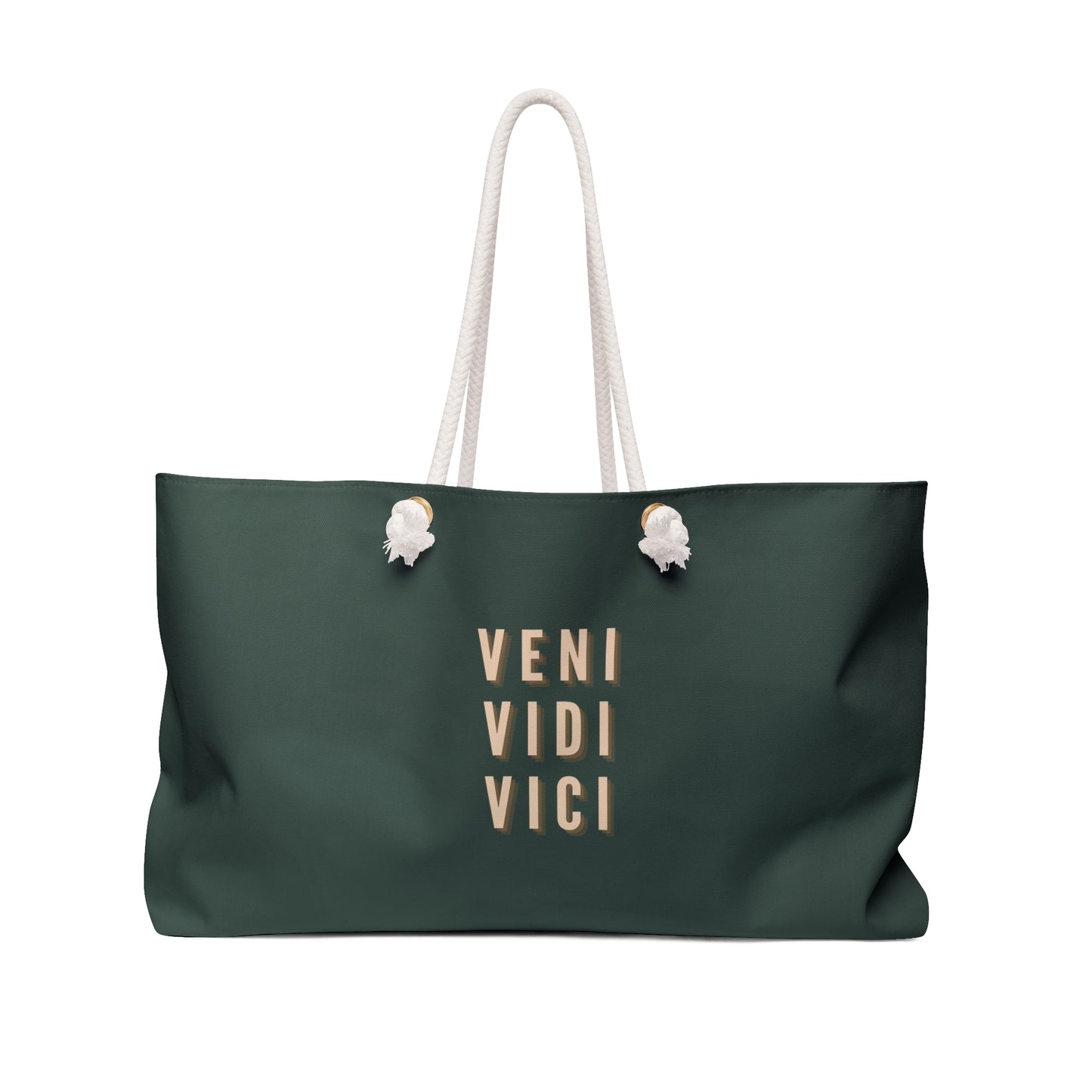 Chic Dark Green Weekender Bag