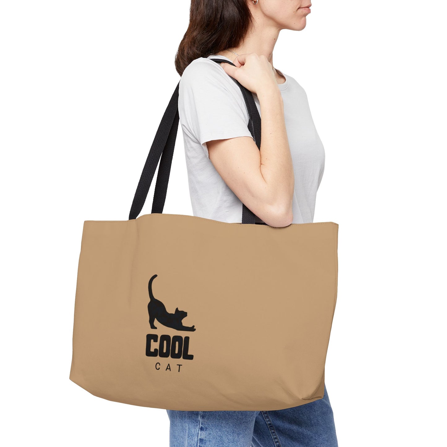 Cool Cat Oversized Tote Bag