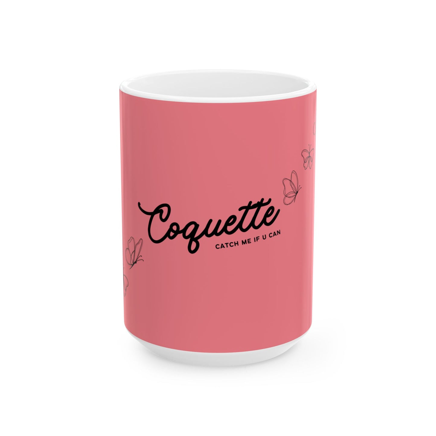 Coquette Coffee Mug, Pink