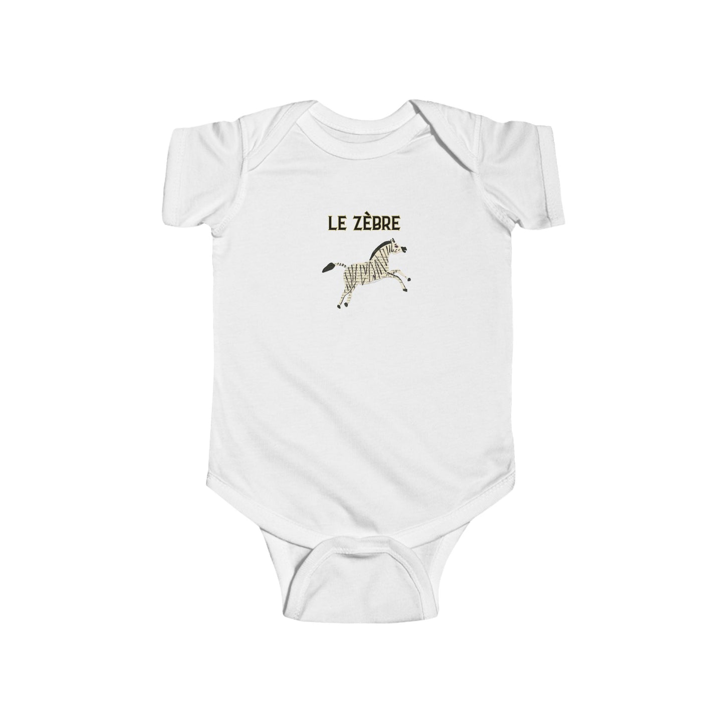 Cute Zebra Infant Bodysuit