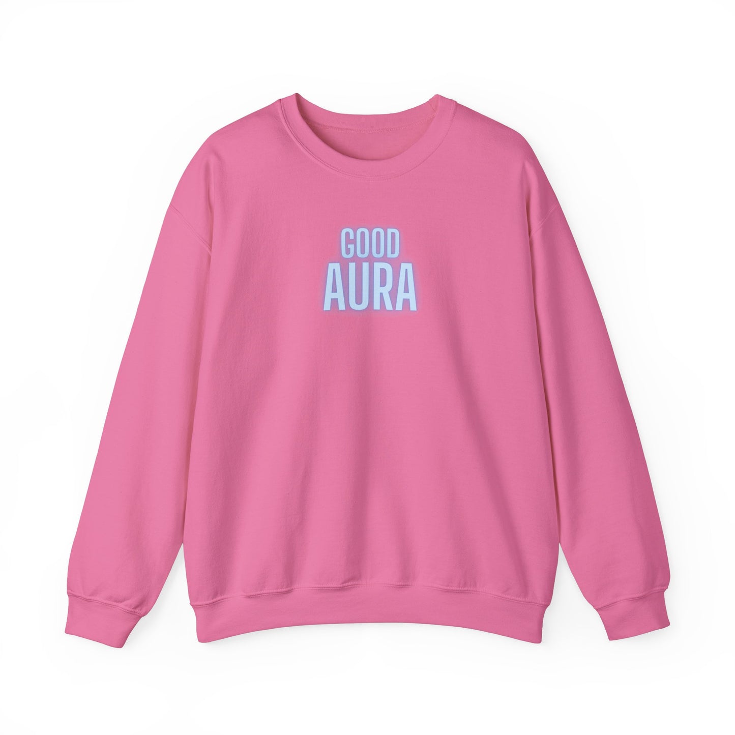 "Good Aura" Sweatshirt, Pink
