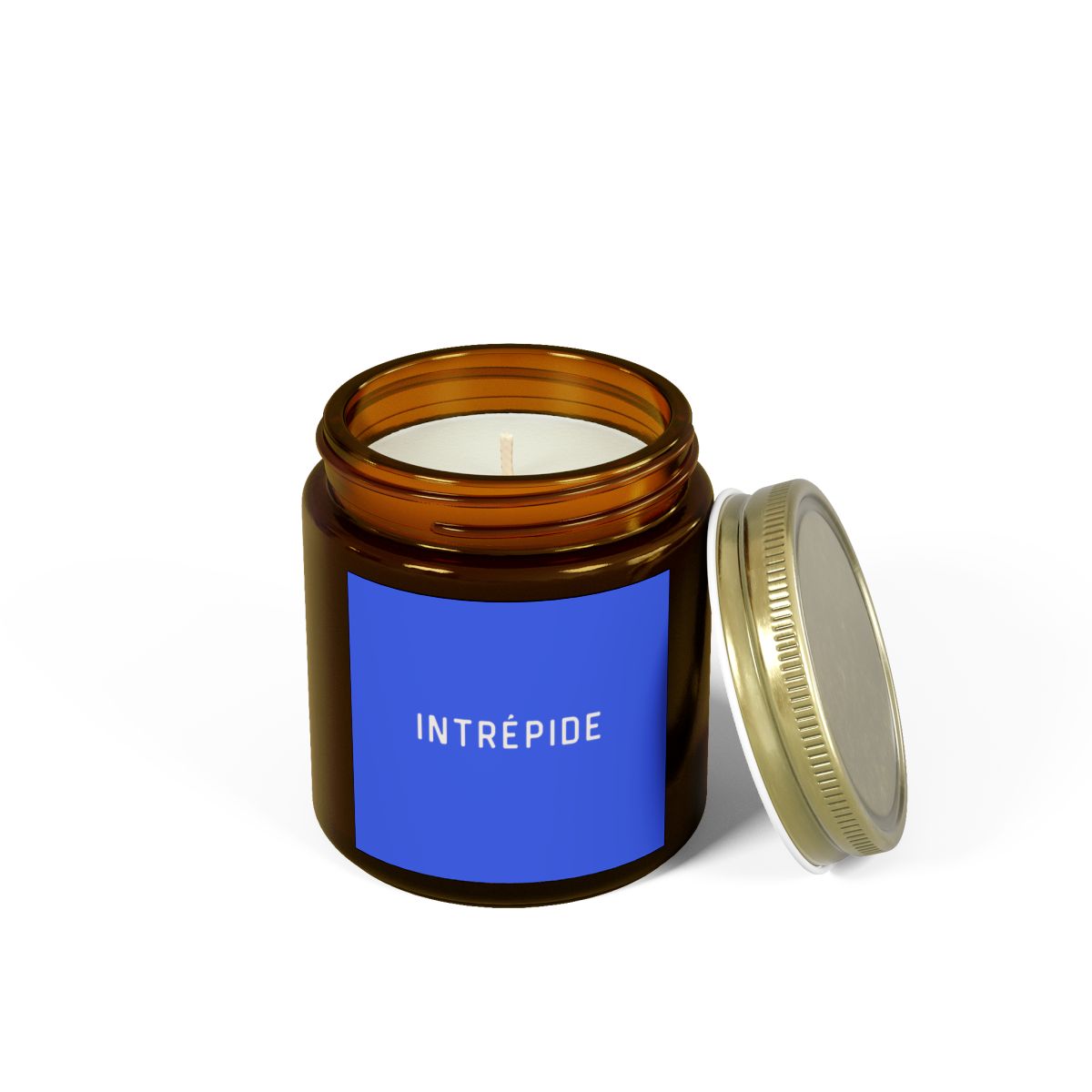 Intrépide - Fearless - Coconut Apricot Wax Candle, Home Decor