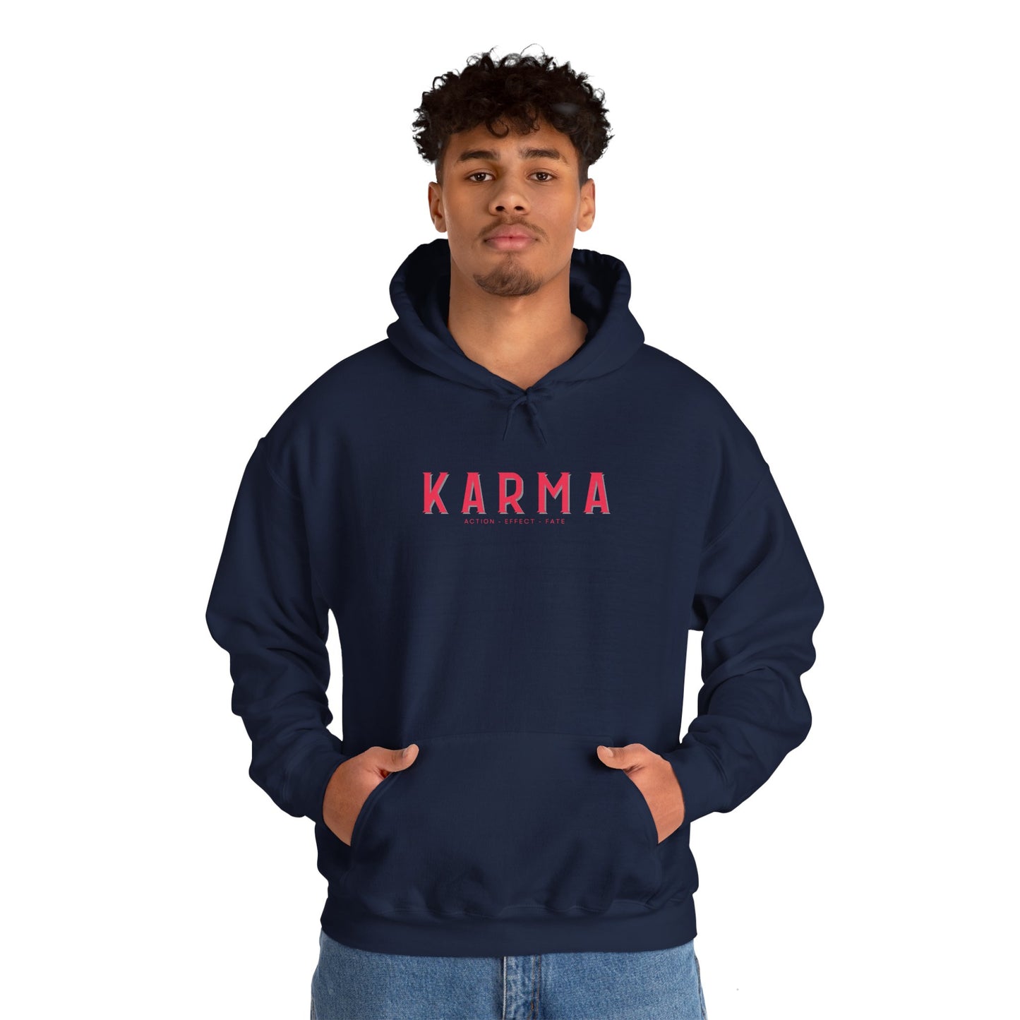 KARMA Street Style Hoodie, Navy