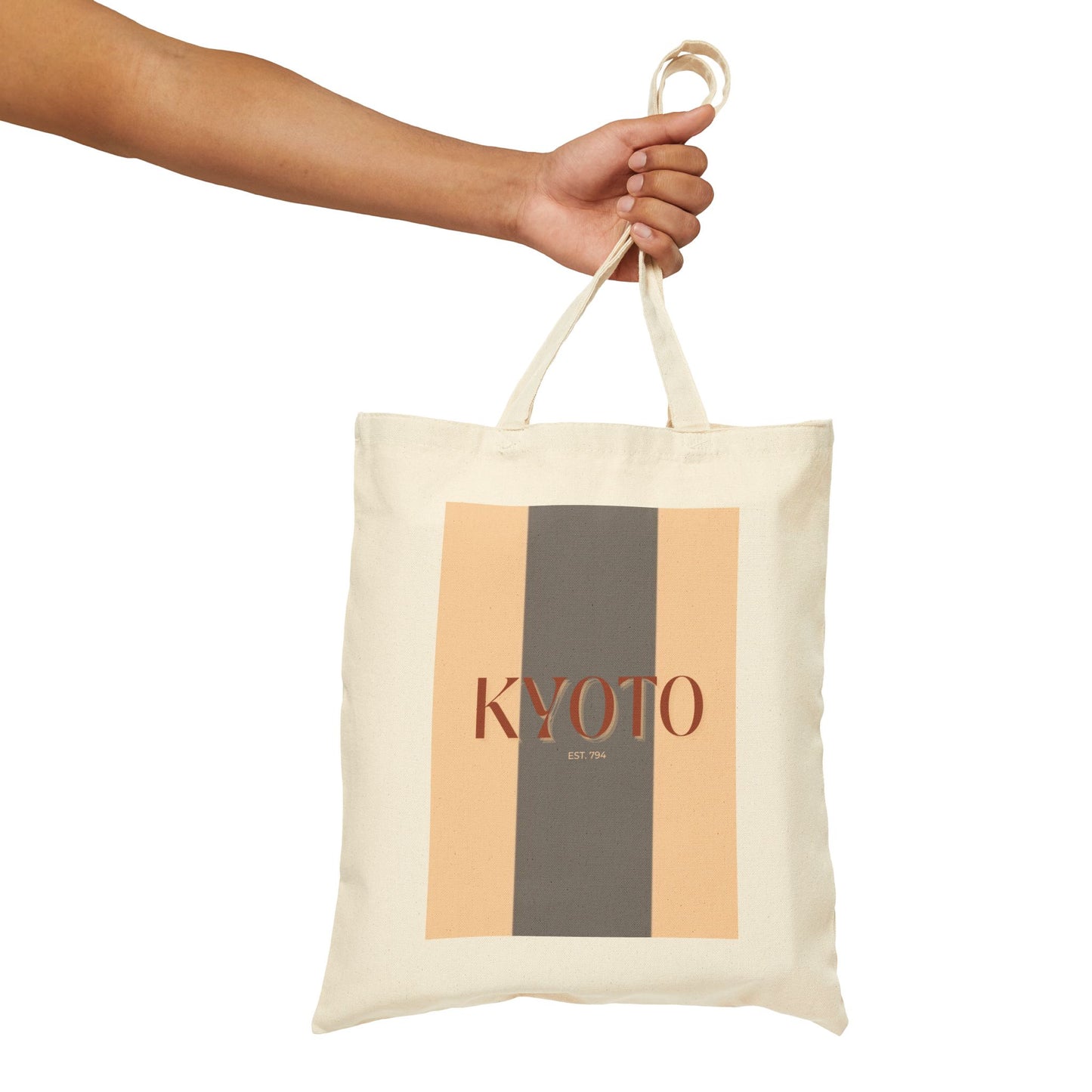 KYOTO Cotton Canvas Tote Bag