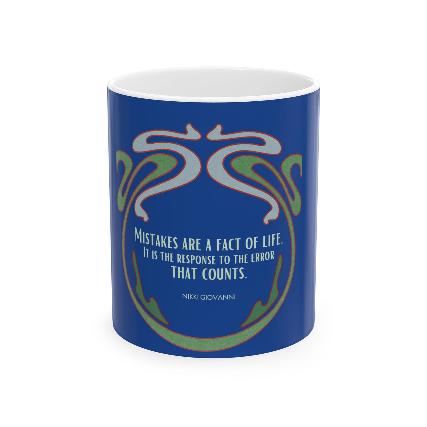 Nikki Giovanni Quote Mug, Deco design