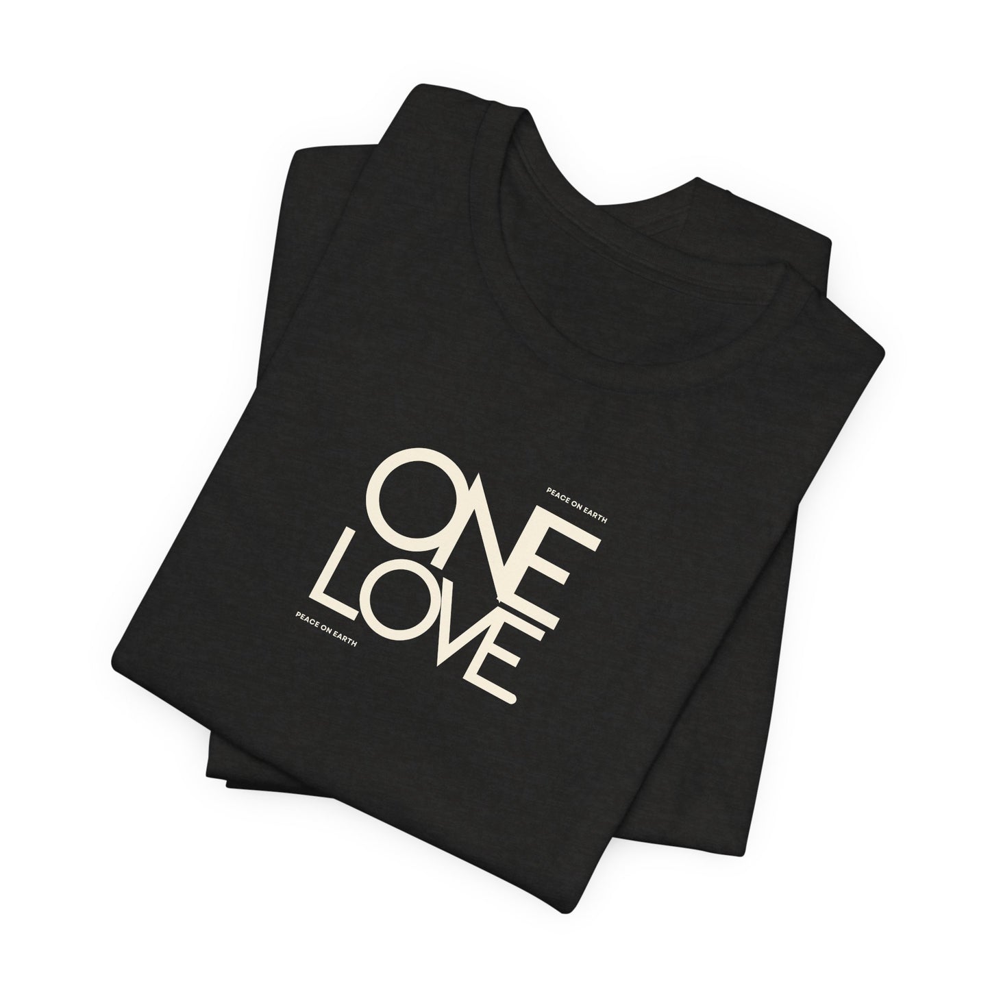 Peace on Earth Tee, Black
