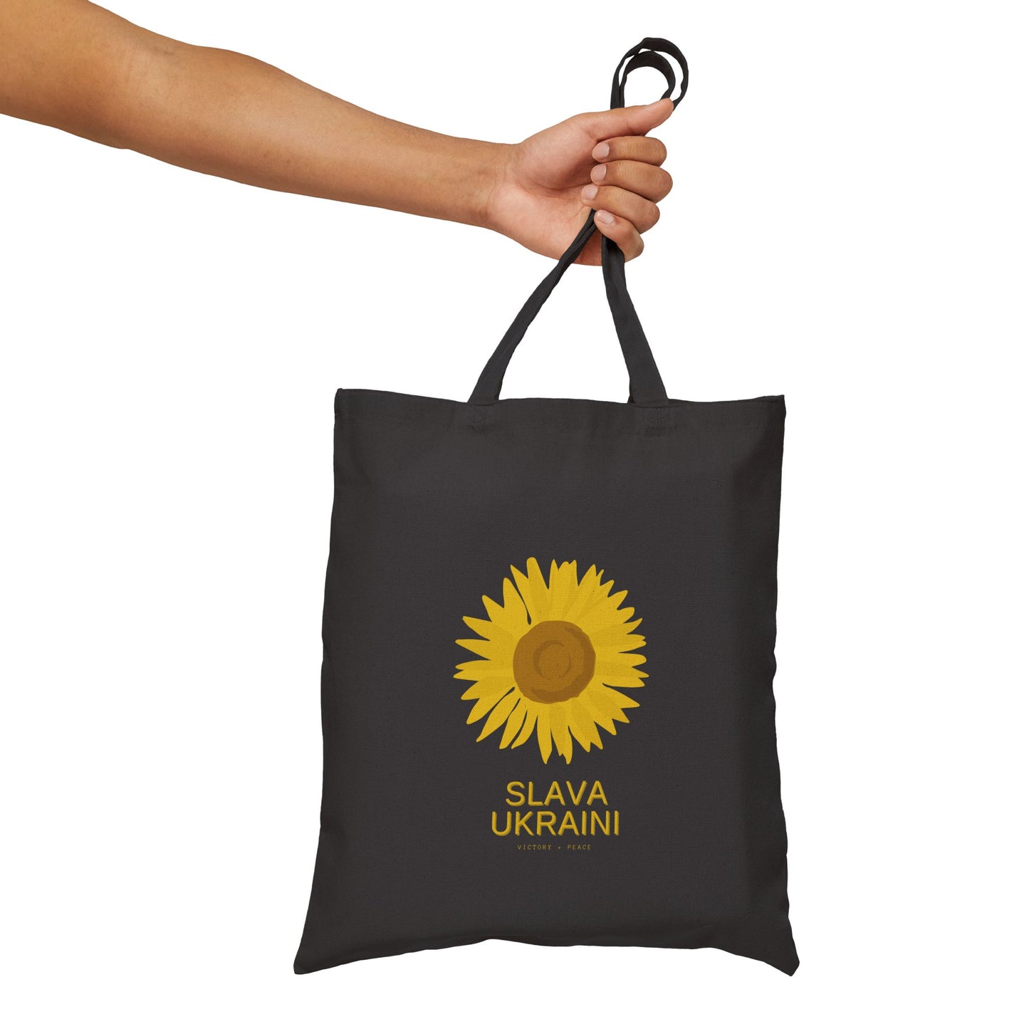 Support Ukraine Sunflower Tote Bag