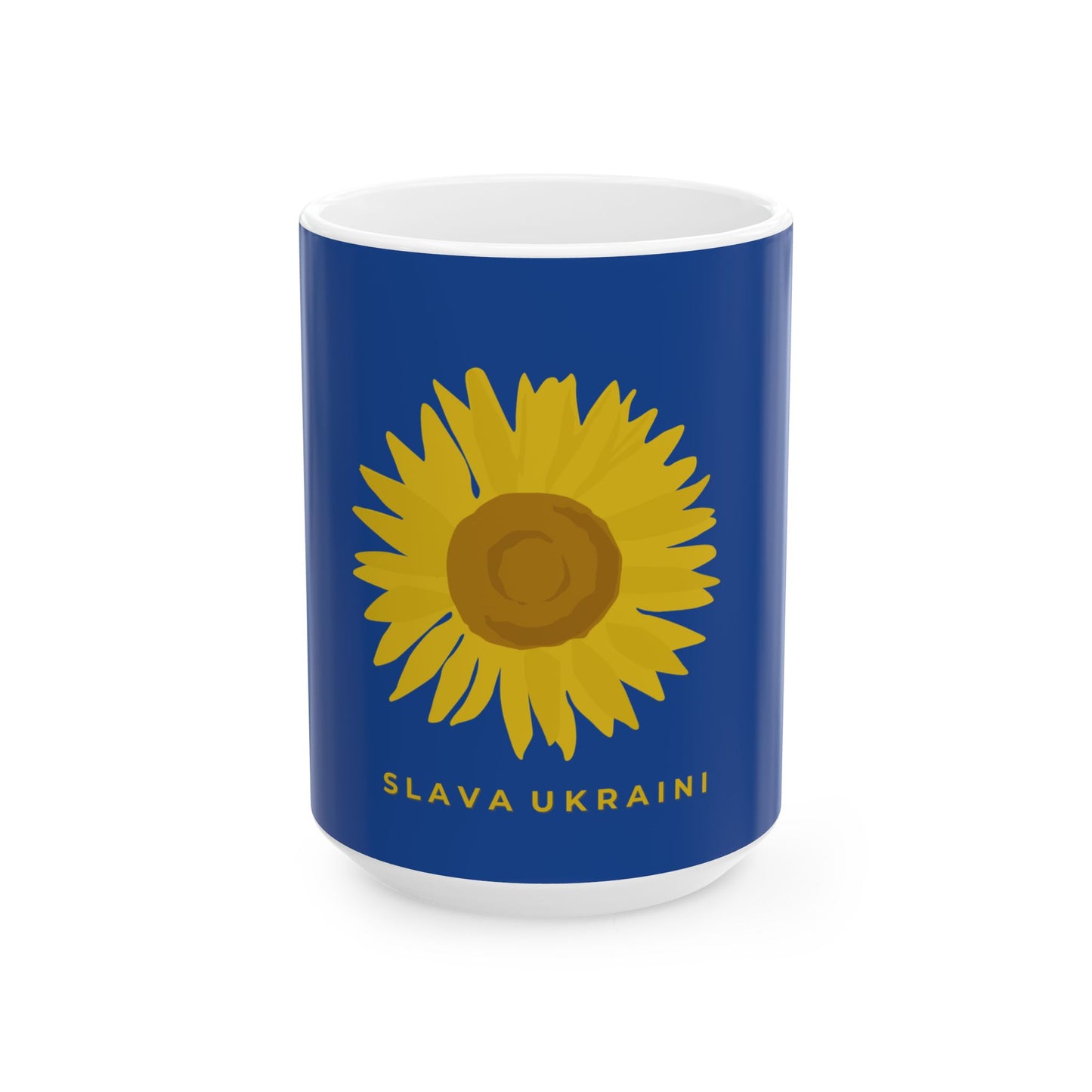 Ukraine Sunflower Ceramic Mug