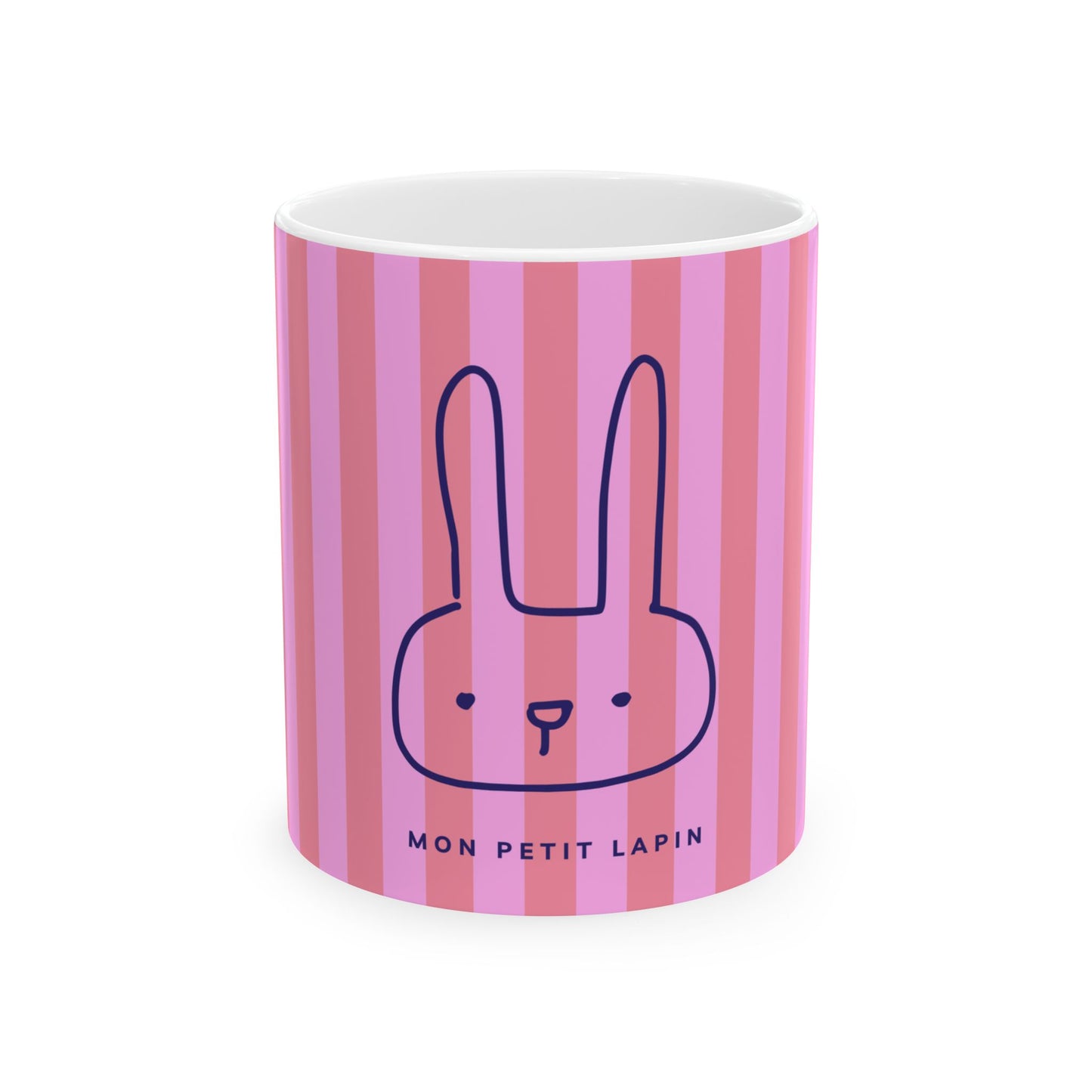 Whimsical Bunny Ceramic Mug