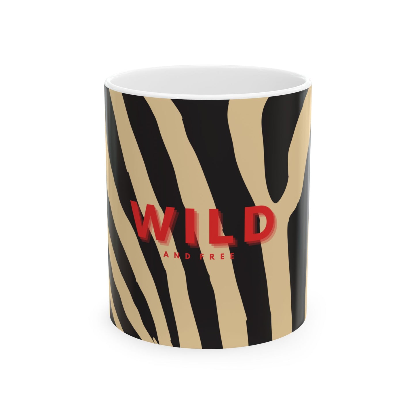 Zebra Themed Coffee Mug
