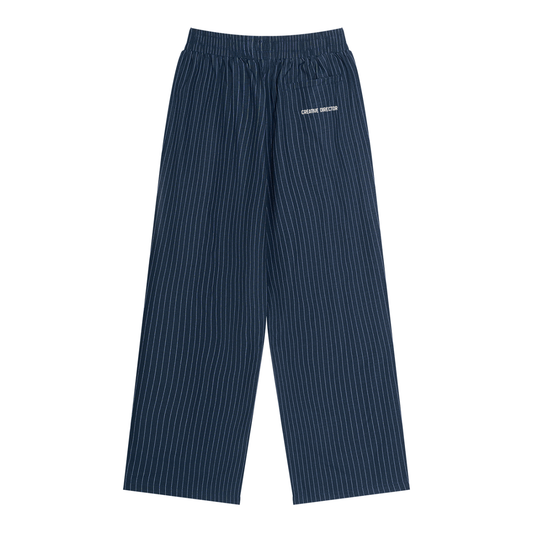 Creative Director Unisex Striped Pleated Pants