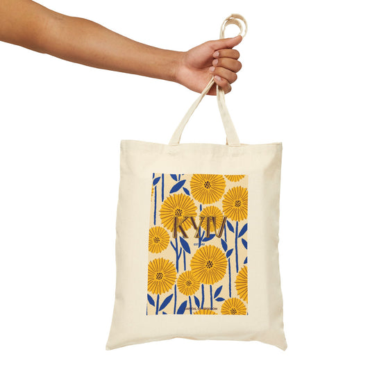 KYIV Sunflower Canvas Tote 