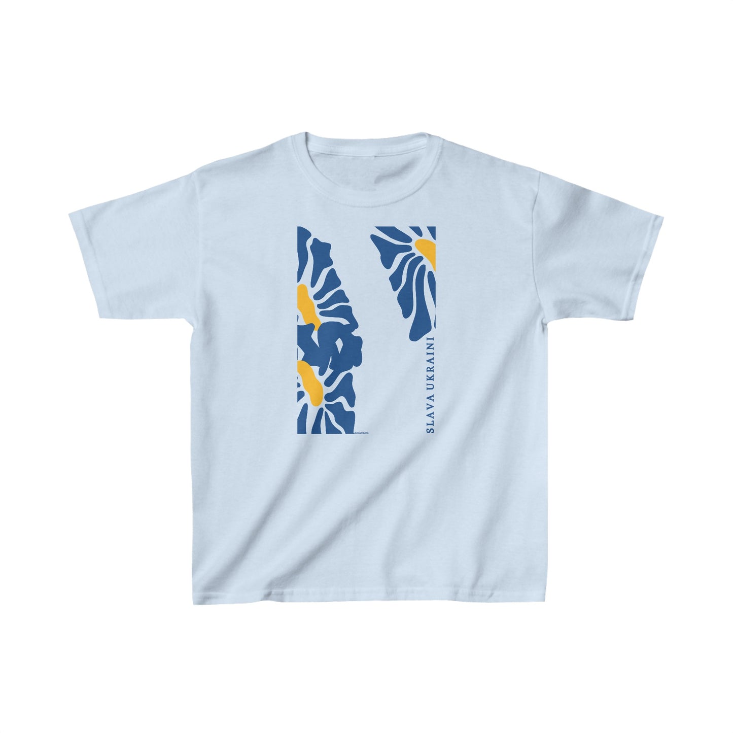 SLAVA UKRAINI Kids Tee |  Kids Sunflower Tee