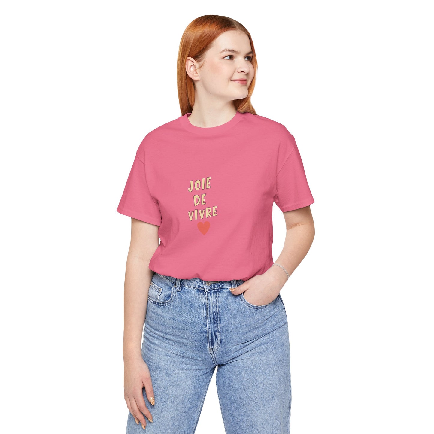 Joie de Vivre French Tee, Pink