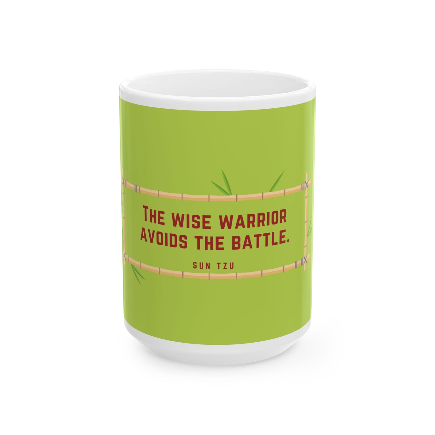Sun Tzu "Art of War" Motivational Coffee Cup