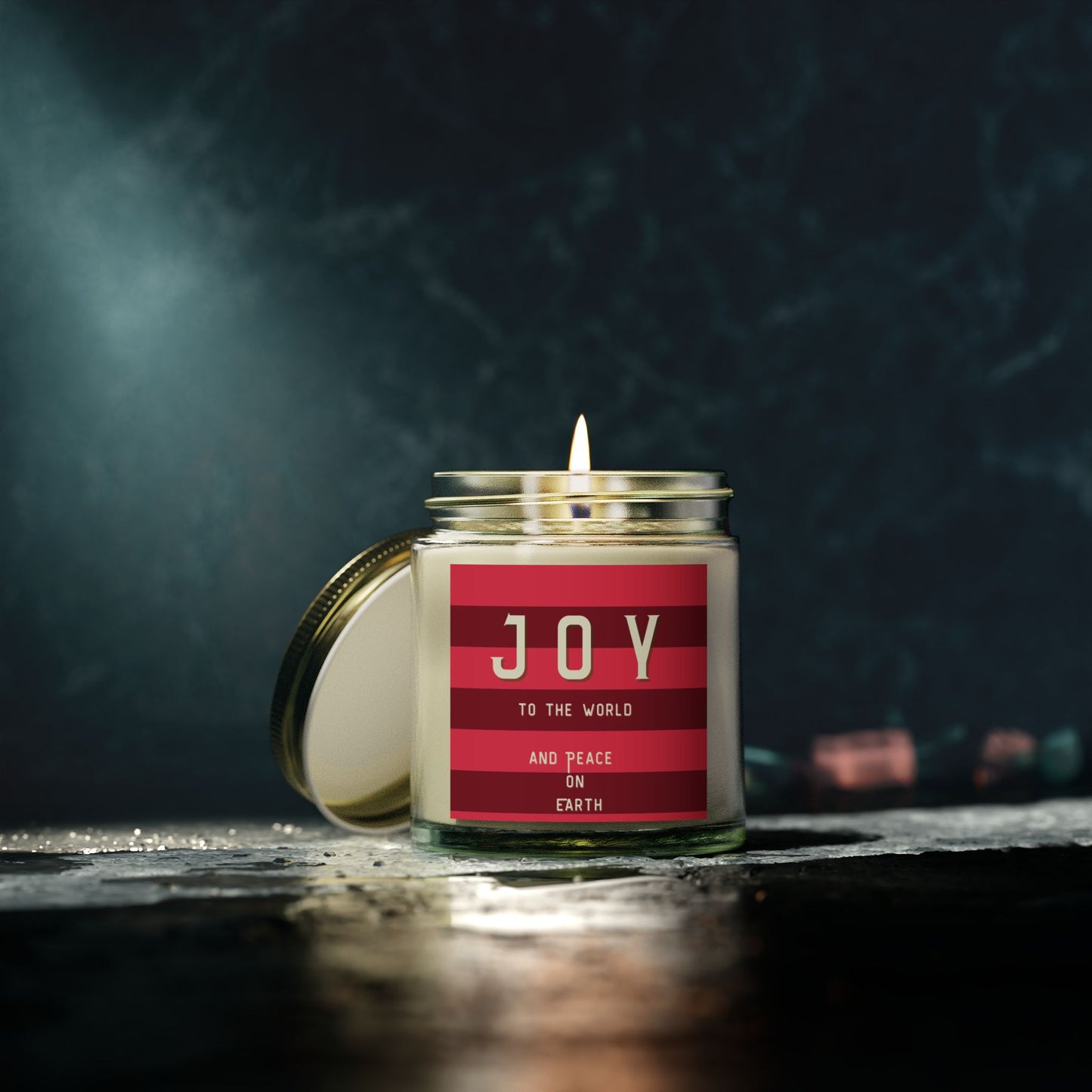 JOY to the World Festive Holiday Candles