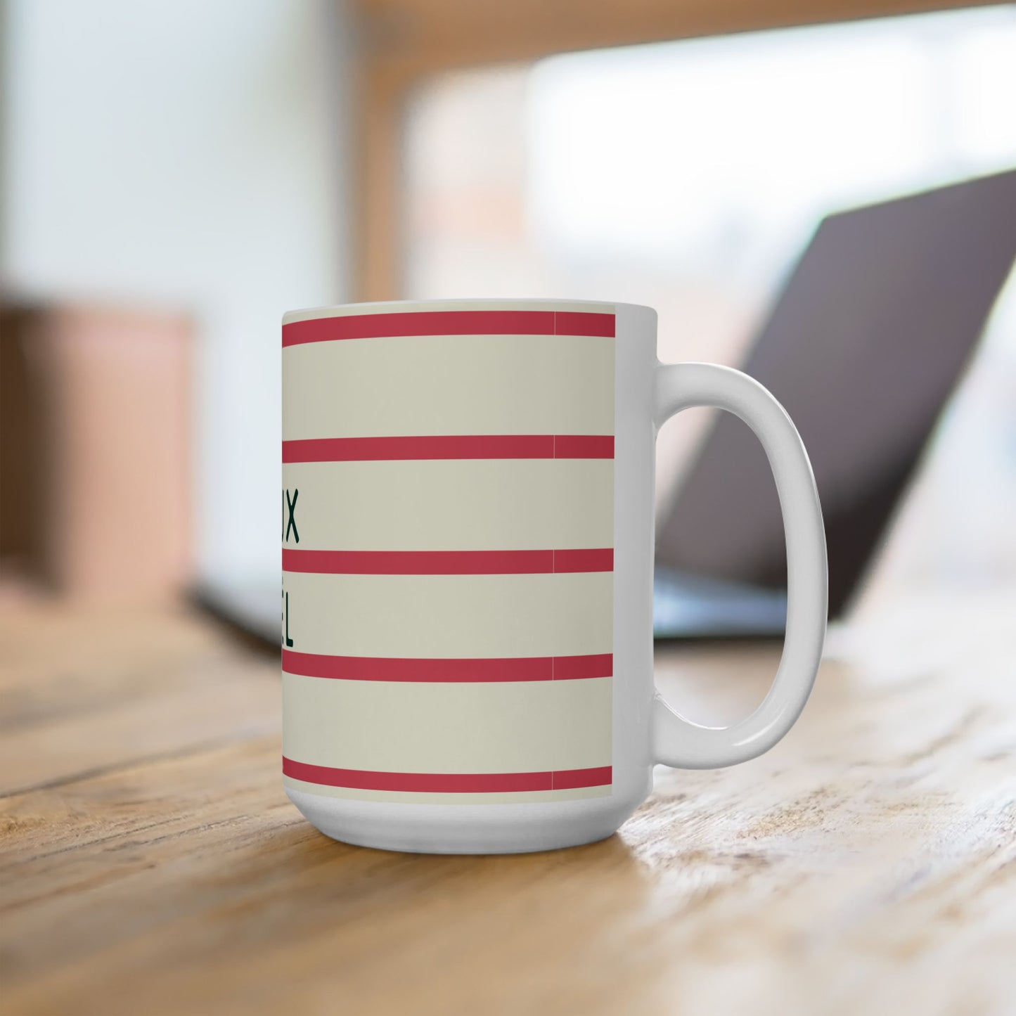 Merry Christmas Joyeux Noel Mug, French Preppy