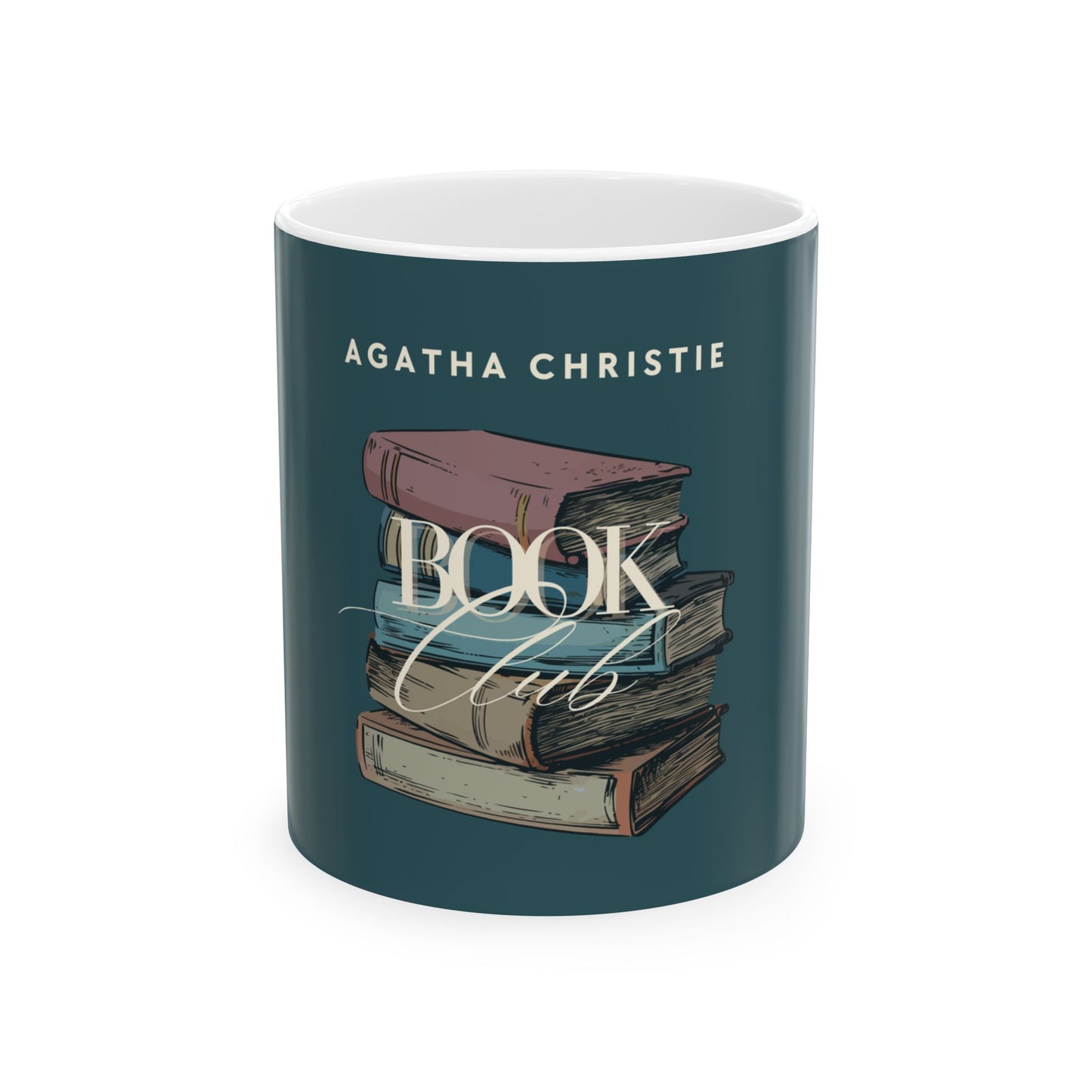 Agatha Christie Book Club Ceramic Mug, Bookish Gift