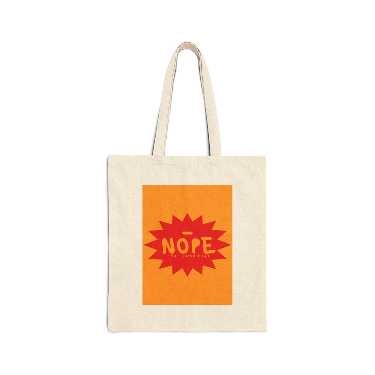 NOPE Pop Art Tote Bag