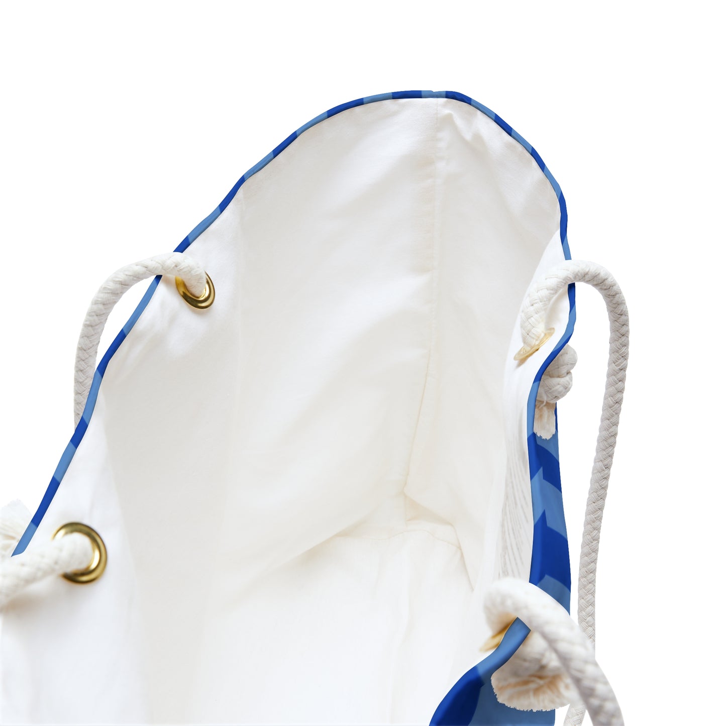 Cabana Stripped Oversized Pool Bag, Blue Monochrome