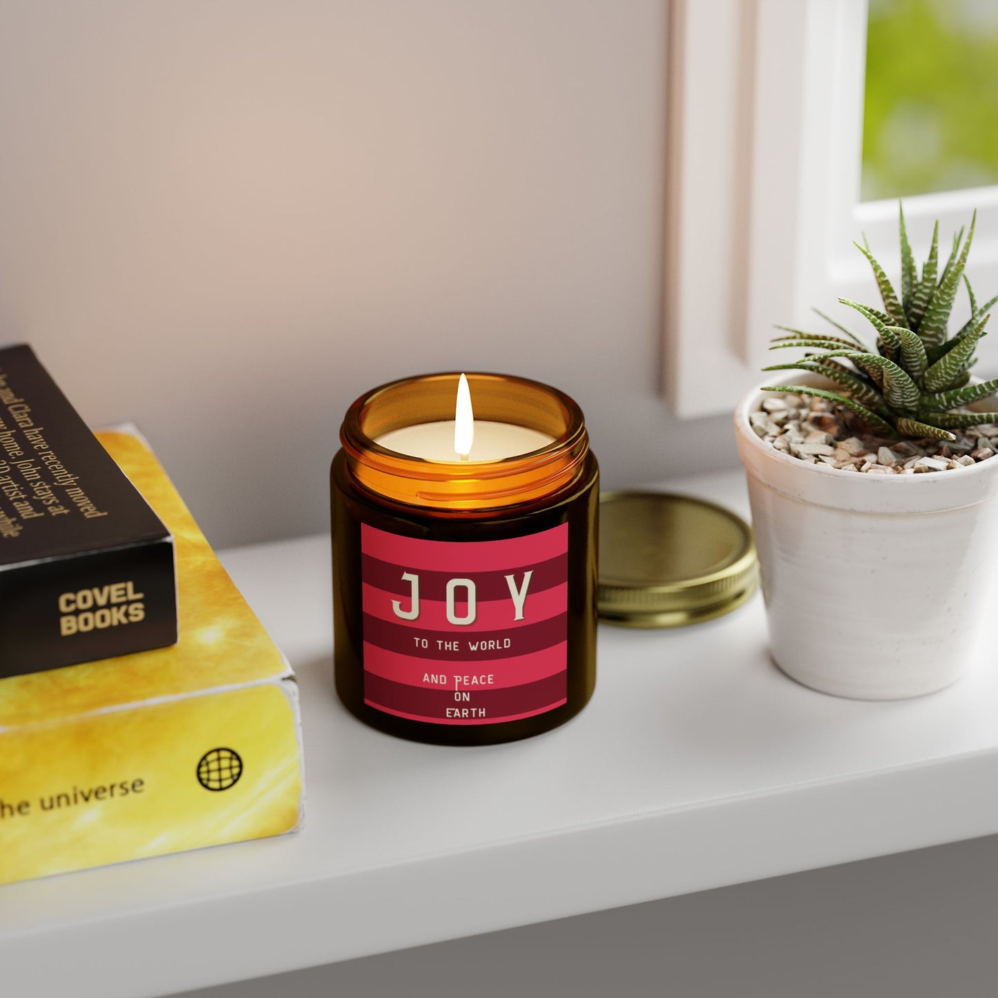 JOY to the World Festive Holiday Candles