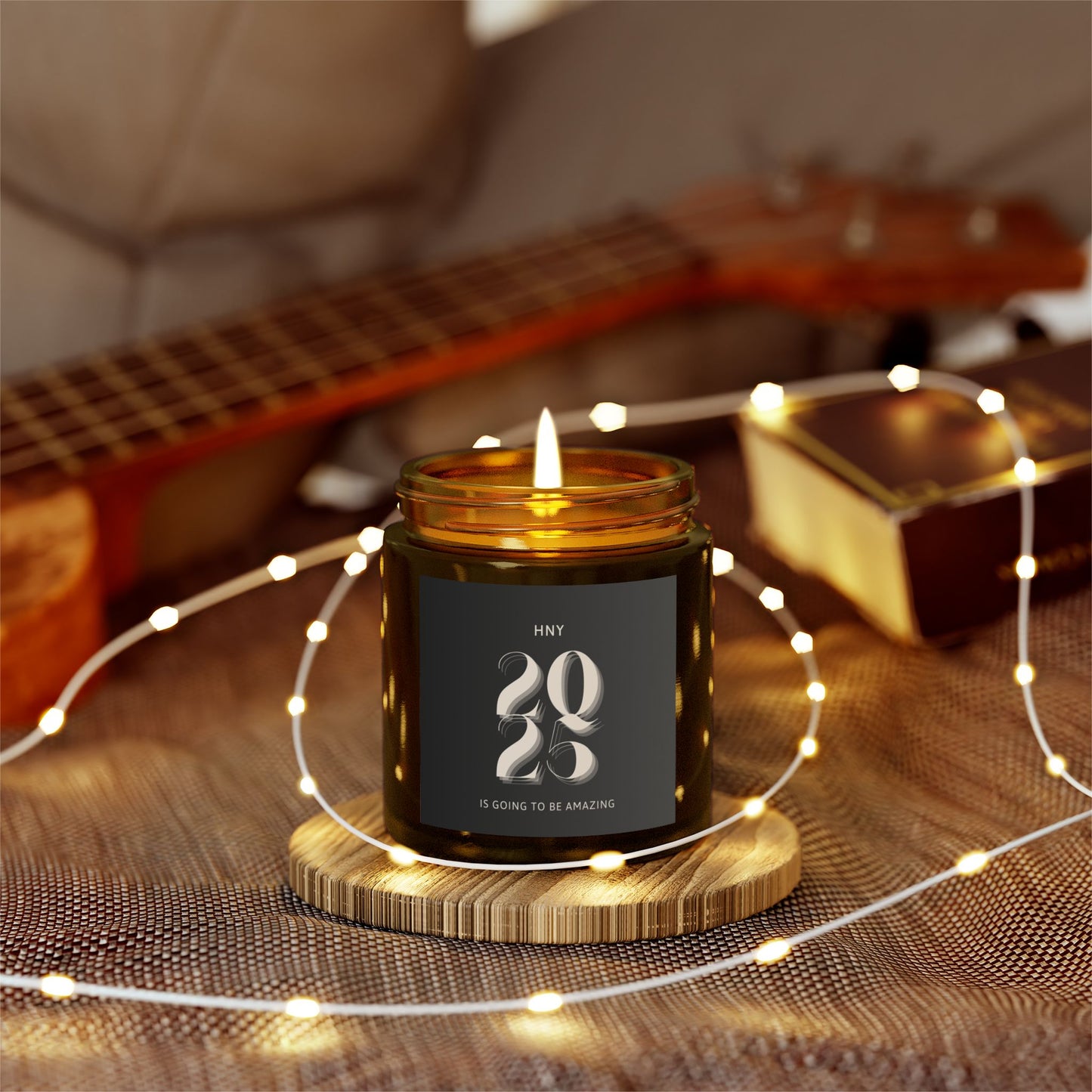 Happy New Year 2025 Wish Candle, Home Fragrance