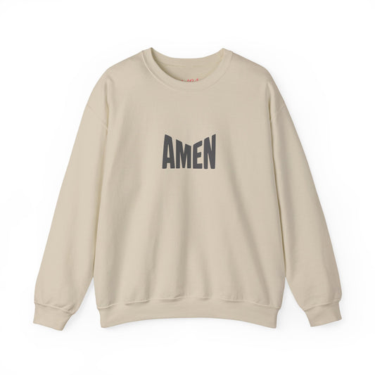 AMEN Crewneck Sweatshirt, SAND