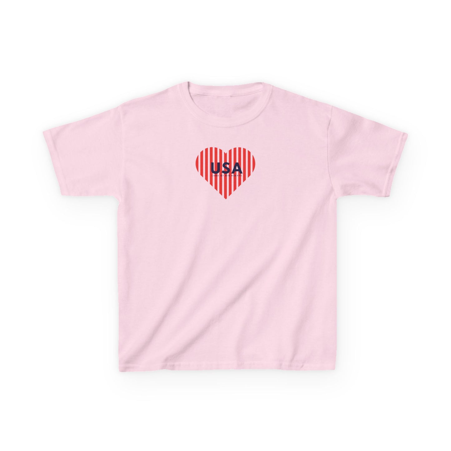 Kids Tee - USA Land of Big Hearts