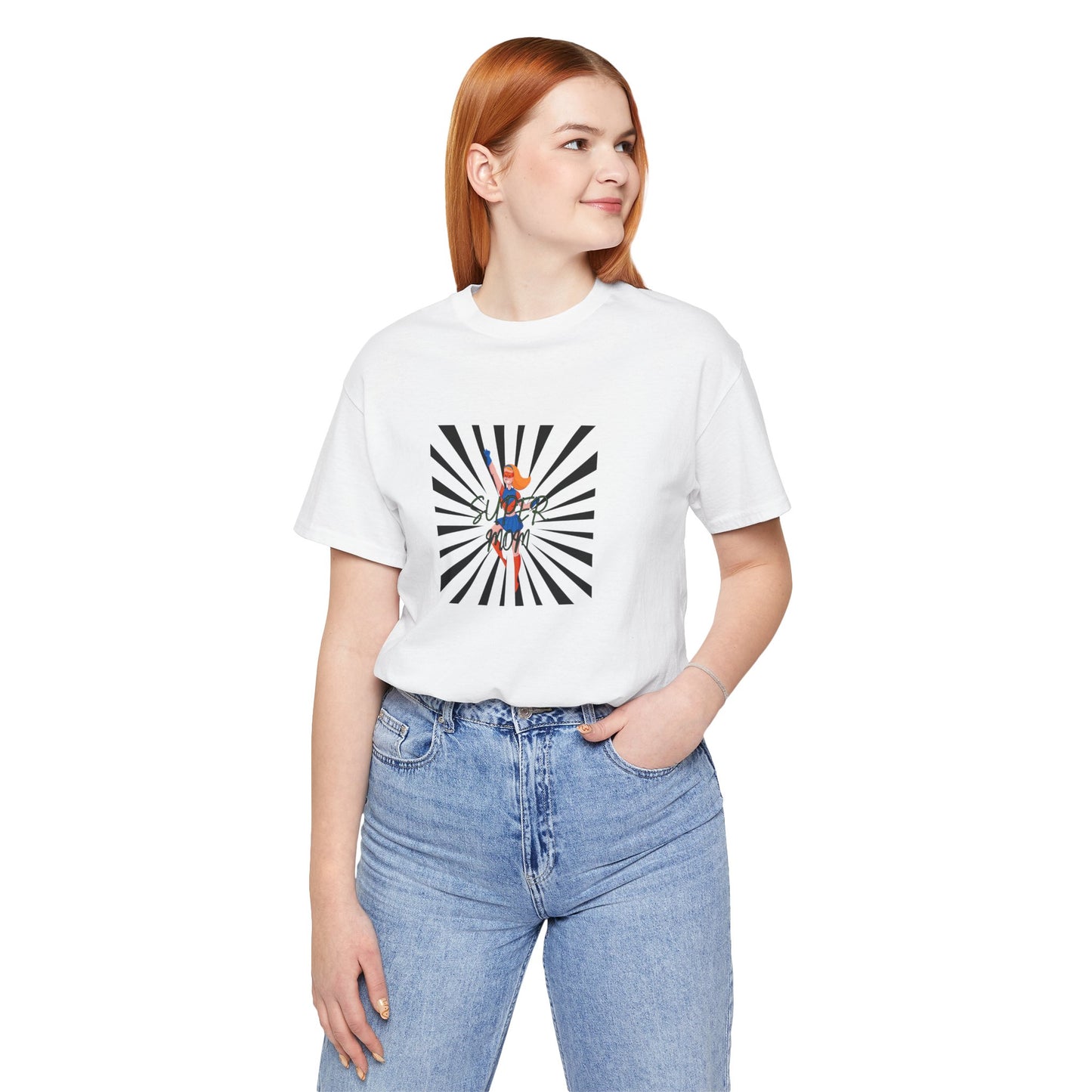 Retro Super Hero Mom T-Shirt — Bold Mother's Day Tee
