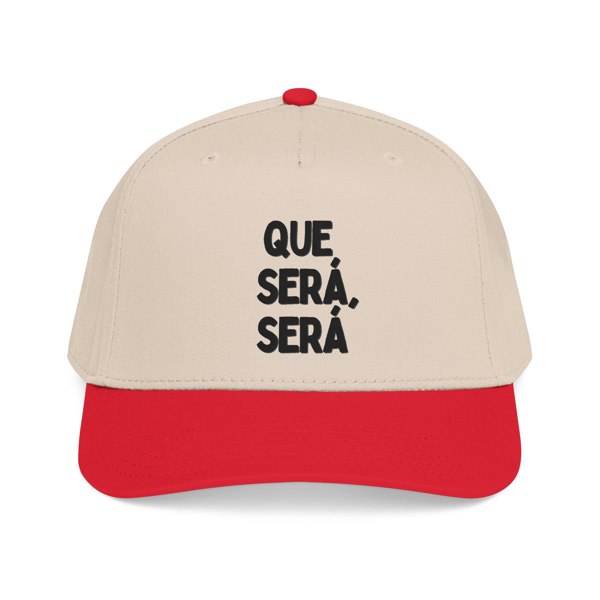 Multi Color Low Profile Baseball Cap — 'Que Será, Será'