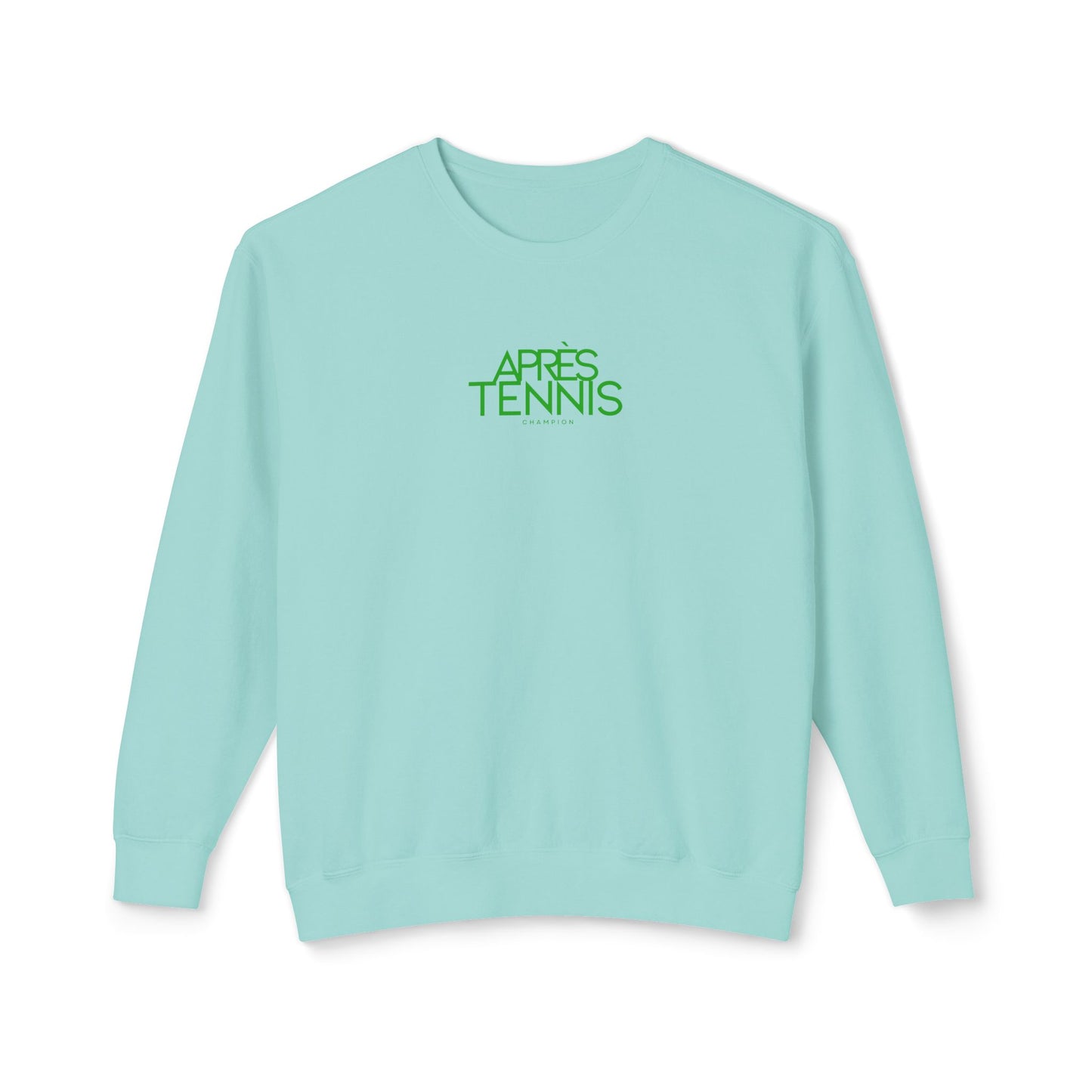 Apres Tennis Crewneck Sweatshirt - Sporty Chic Sweatshirt