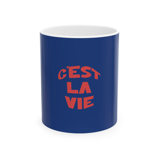 C'est la View Blue Coffee Mug