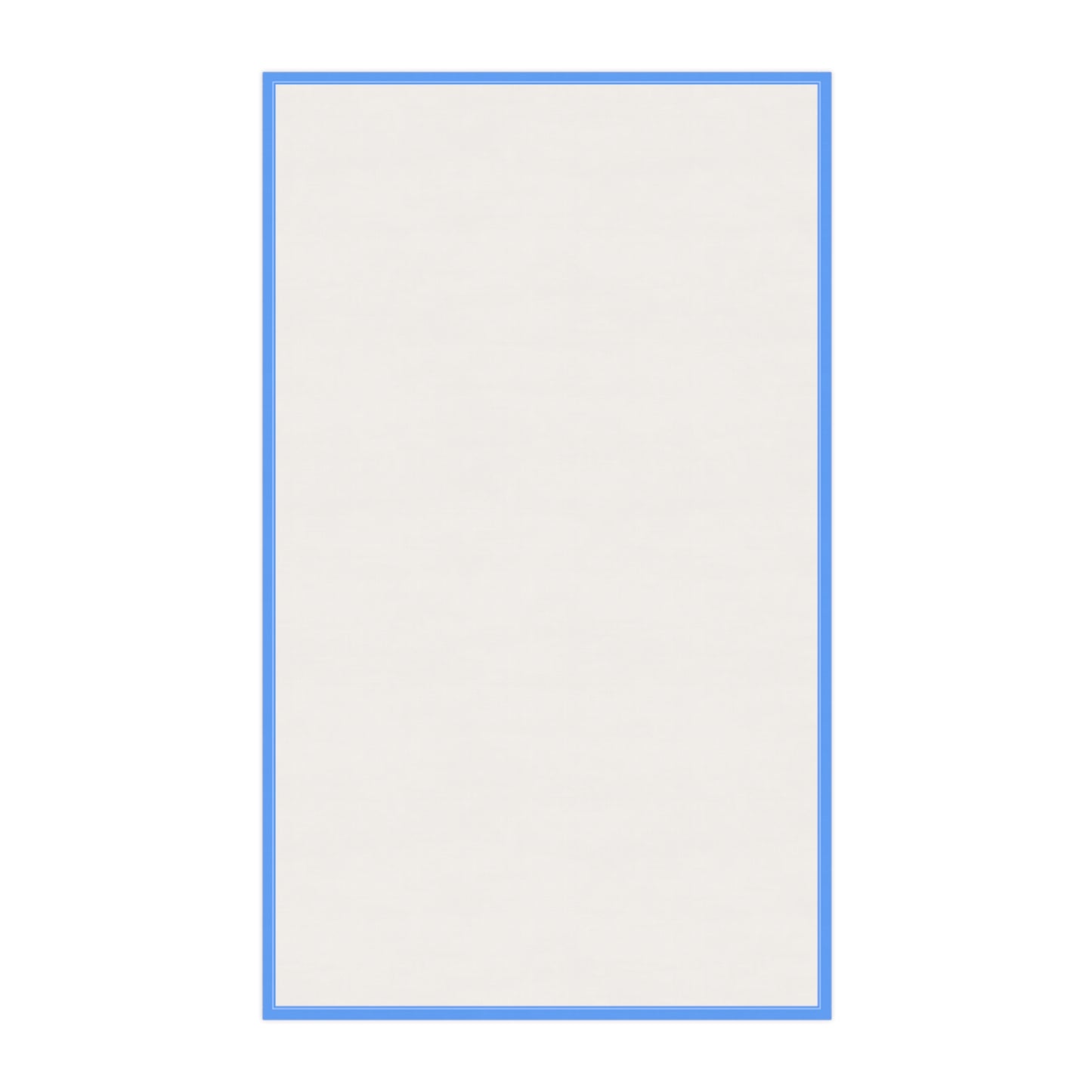 Easter Bunny Peek Cotton Tea Towel, Soft Blue  - "Happy Easter!" Kitchen Towel