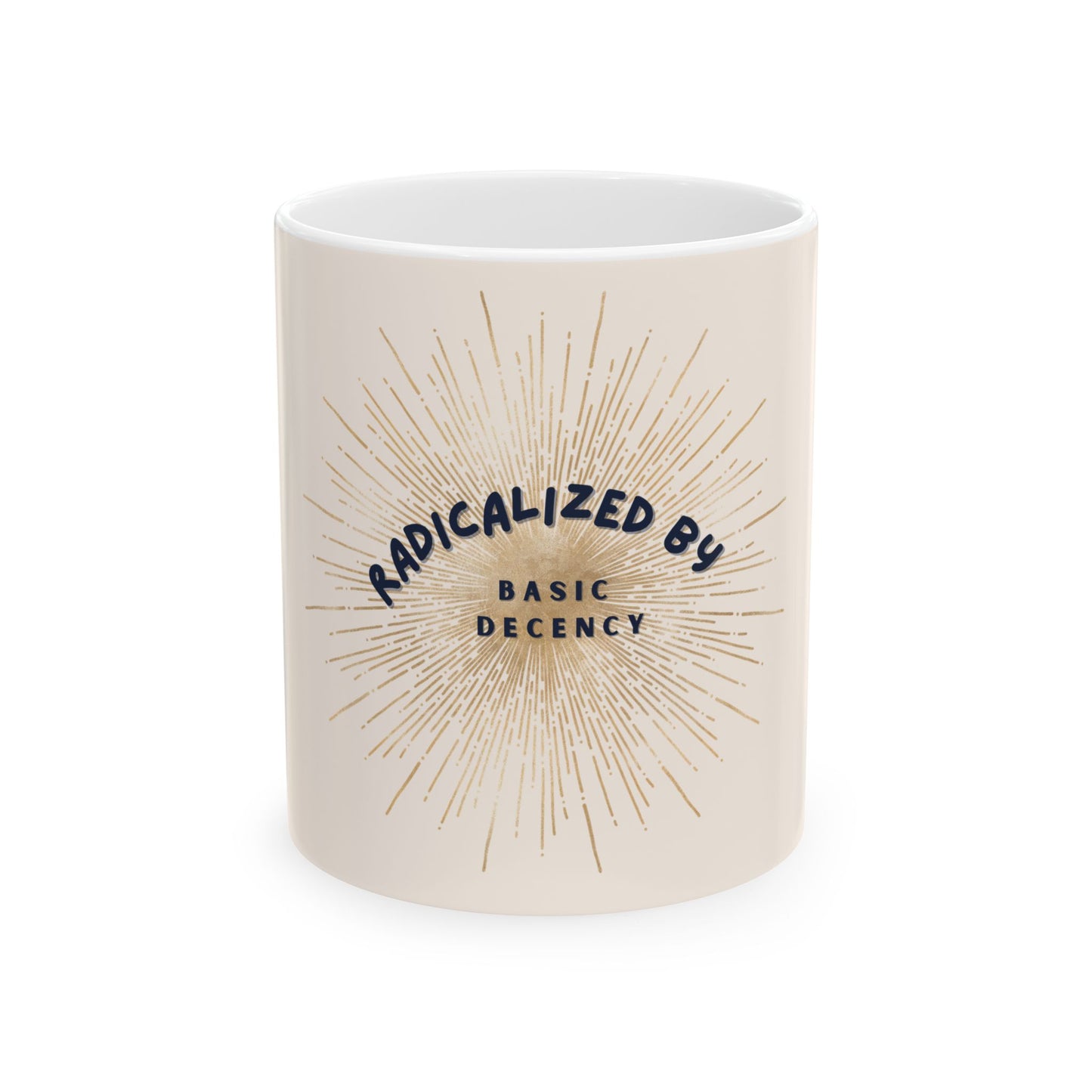 Radicalized by Basic Decency Whimsical Mug