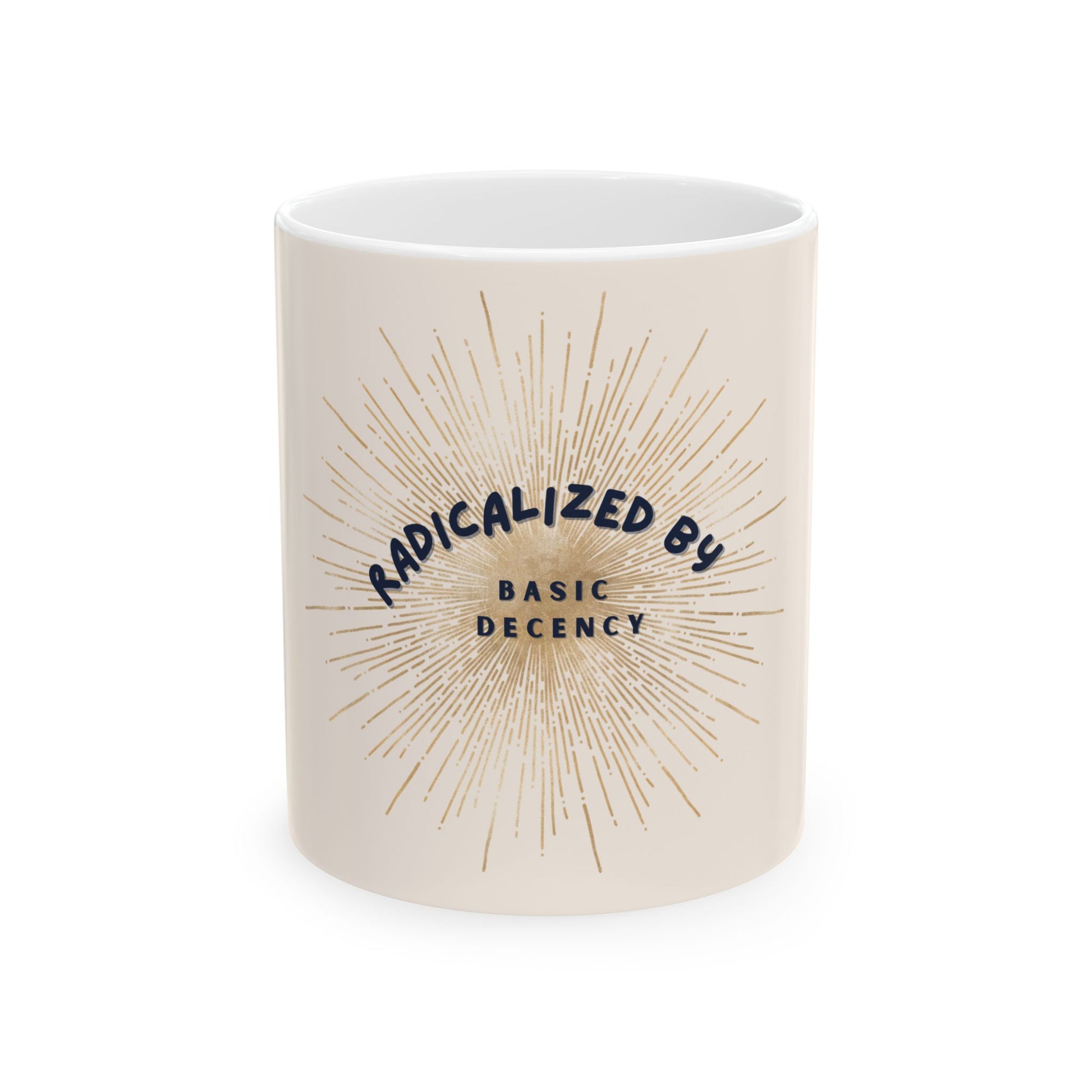 Radicalized by Basic Decency Whimsical Mug