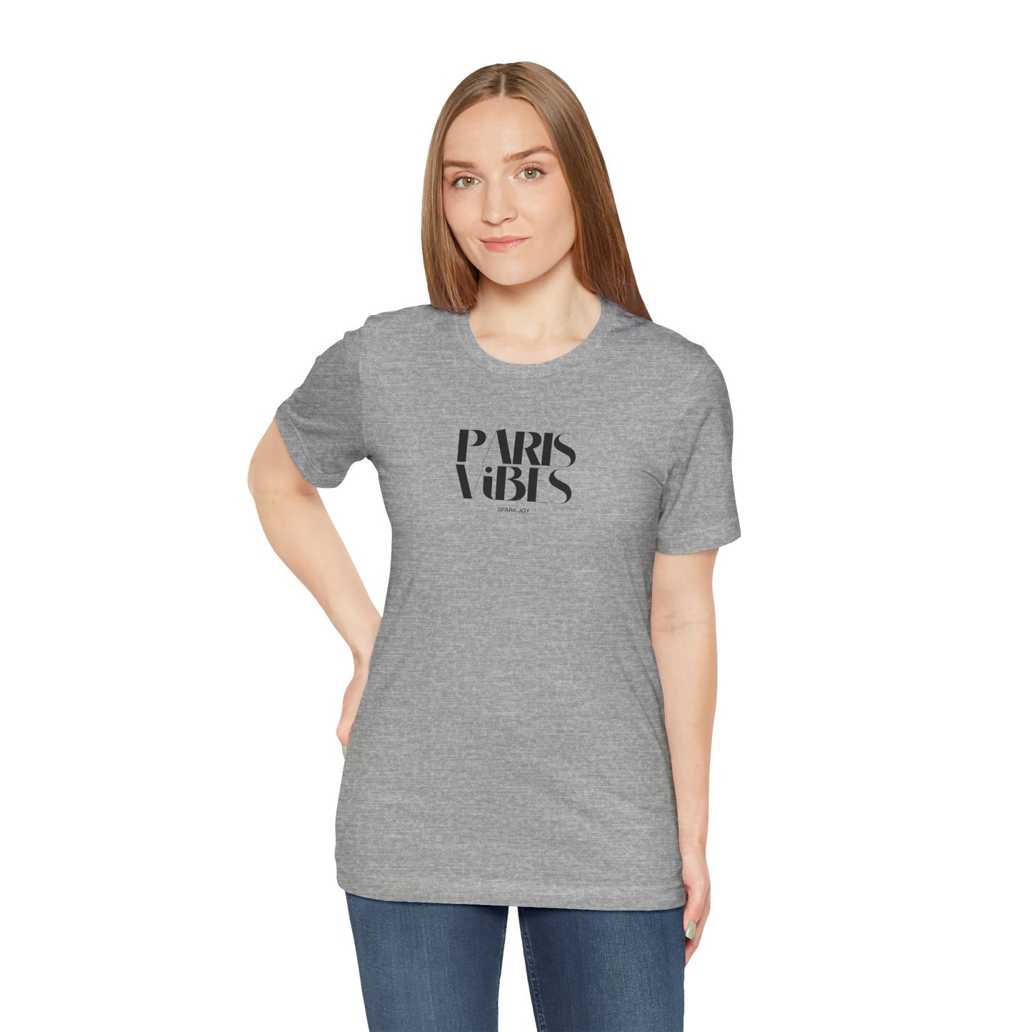 Paris Vibes Stylish Ladies Tee, French Preppy